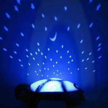 Uimitor Muzicala Broasca Testoasa Lumina De Noapte Stele Constellation Lampă Fără Cutie 4 Culori