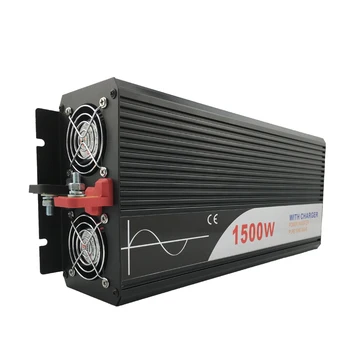Up invertor 1500W pure sine wave inverter cu încărcător 12V 24V 48v DC la AC 220V 230V 240v solar invertor de putere