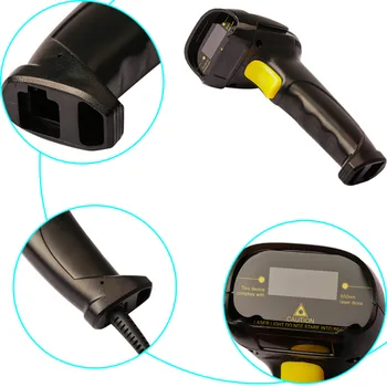 USB Scanner de coduri de Bare cu Laser Lung de coduri de Bare USB Port CCD Handheld Scanner de coduri de Bare Cititor de Cod de Bare pentru POS P2P Calculator transport gratuit