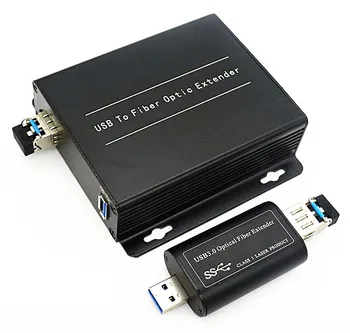 USB3.0 fibre extender USB3.0 Optic dual fibre LC USB industriale ecran tactil Optice multimedia