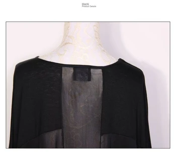 Vara nou Sifon t-shirt femei de moda Liber Craniu de imprimare coadă de rândunică topuri lungi haine de femeie