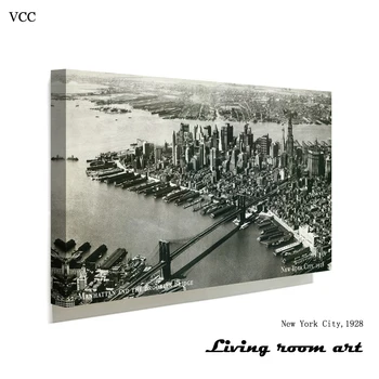 VCC New York City Imagine,Picturi Pe Perete,Arta de Perete, Panza Pictura,Poze de Perete Pentru Camera de zi,Panza Printuri,Decor Acasă