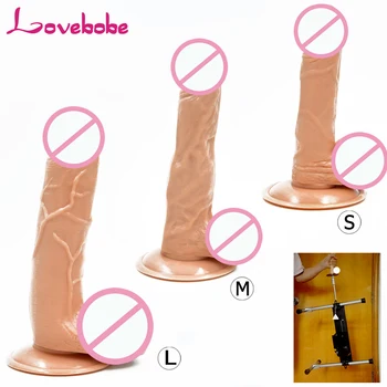 Ventuza puternica Vibratoare Imense pentru Sexul Feminin Produse Vibrator Realist Artificial Flexibil Penisului Penis Cu Penis Adult Jucarii Sexuale