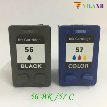 Vilaxh 56 57 Compatibil Înlocuire a Cartușului de Cerneală Pentru HP 56 pentru PSC 1350 2110 2310 Deskjet 5150 450CI 9600 9650 F4180 Printer