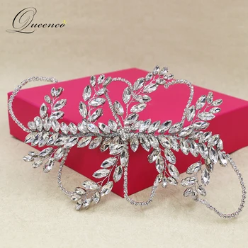 Vintage Handmade cristal coroana de mireasa accesorii de par banda femei tiara de nunta bijuterii de păr caciulita