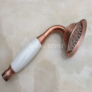Vintage Rosu Cupru Alama Antic Telefon Formă de Mână Spray cap de Duș Portabil / Baie de Accesorii (Standard 1/2