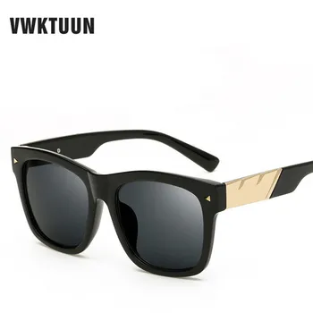 VWKTUUN Pătrat de Epocă ochelari de soare Moda Barbati ochelari de Soare pentru Femei Brand Designer Cadru Metalic ochelari de Soare Pentru Barbati Oculos de sol