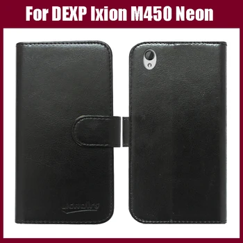 Vânzare Fierbinte! DEXP Ixion M450 Neon Caz Nou de Sosire 6 Culori de Înaltă Calitate, Piele Flip Capac de Protectie Telefon Sac