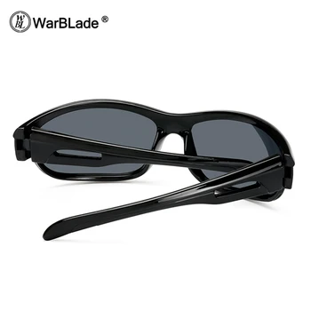 WarBLade Polarizate Bărbați ochelari de Soare UV400 Oglindă Lentile HD Epocă Ochelari de Soare de Pescuit de UV400 Eyewears 2018 Noi