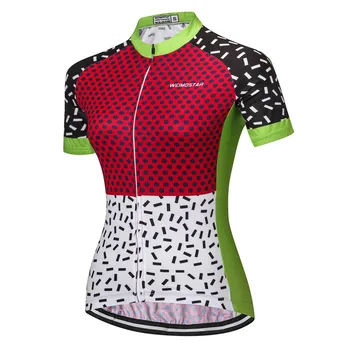 Weimostar 2017 Sport Ciclism Jersey Femei Top Respirabil Ciclism de Îmbrăcăminte de Vară Poliester Bicicleta tricou Tricou MTB Biciclete Jersey