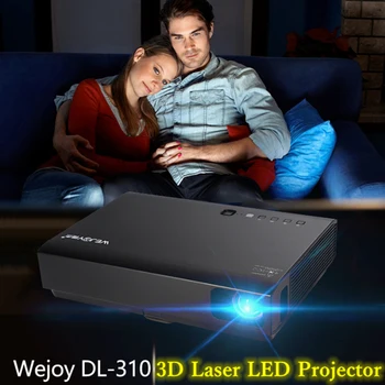 Wejoy 3D Mini Proiector cu Ochelari 3D DL-310 HD 1080P TV Proiector Laser LED, Home Cinema Proiector DLP Android Portabil Proyector