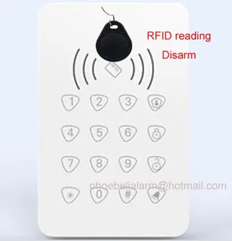 Wireless 433Mhz Inteligente RFID tastatura pentru G90B Plus wifi, Sistem de alarma GSM pentru a Arma/dezarma sistemul de Alarma