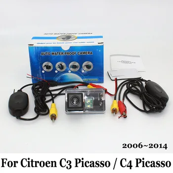 Wireless Camera Auto Pentru Citroen C3 Picasso / Grand C4 Picasso MK1 / HD Night Vision retrovizoare Parcare Inversă Camera / NTSC PAL