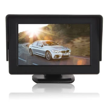 Wireless Styling Auto de 4.3 inch TFT LCD Ecran Auto Monitor pentru vizualizare Spate Reverse Camera de Rezervă Auto Ecran TV