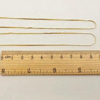 WT-N1063 Moda Simplu Alamă Colier Femei Cablu de Lanț Cutie Pentru Bijuterii de Moda de Design Lanț de Alamă Cu cele mai Bune de Aur de Culoare Lanț