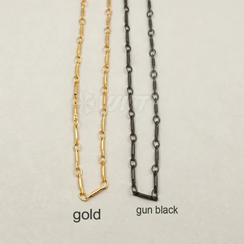 WT-N1065 Moda Bara de Alama Colier Pentru Femei cu Design de Bijuterii Colier de Înaltă Calitate de Culoare de Aur Bar Colier