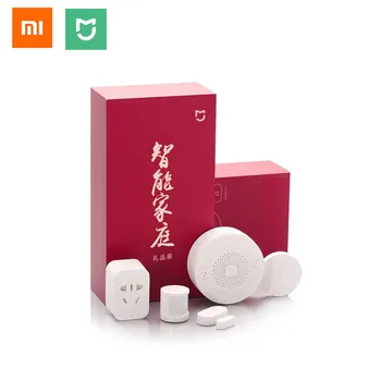 Xiaomi Smart Home Kituri 6 în 1,Poartă ,Ușă, Fereastră Senzor ,Senzor de Corp, Comutator Wireless ,Smart Zigbee soclu, cu Pachet Cadou