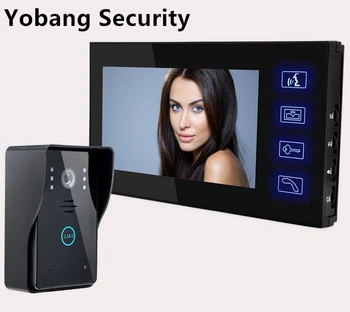 Yobang de Securitate Ușa de Acces cu Video-Interfon camera IR Wireless Dual Wireless cu un Sistem de transmisie fără Fir Usa