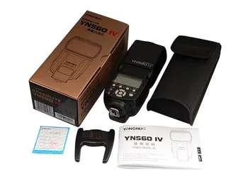 Yongnuo YN560IV YN560 IV YN 560 Flash Speedlite 1/200S-1/20000S Indicator Sonor Pentru Canon Nikon Olympus Pentax Wireless Clipește
