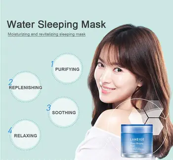 ZANABILI Coreea de Cosmetice Apa de Dormit Masca Anti-Rid Masca Faciala Fata de Îngrijire a Pielii de Ridicare Fermitate Crema Hidratanta Masca de Fata