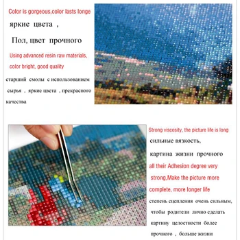 Zhui Steaua Roșie bujor DIY Pătrat Stras de Cristal de Diamant Broderie Tablouri Diamant Mozaic Manual Diamant Picturi