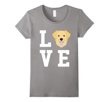 Îmi Iubesc Câinele Golden Retriever Iubitor De Animale Moda T-Shirt Tricou Femei, Tricou De Vară Joc De Fete Tricou 100 % Bumbac