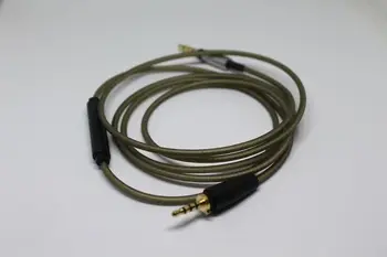 Înlocuirea Audio Argint Cablu Remote Mic Pentru Sennheise Urbanite XL pe /Peste Ureche