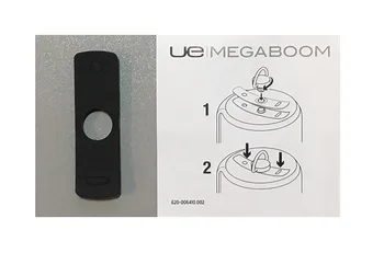 Înlocuitor de Cauciuc Plug / D-Inel & Surub si bolt pentru Logitech UE Megaboom