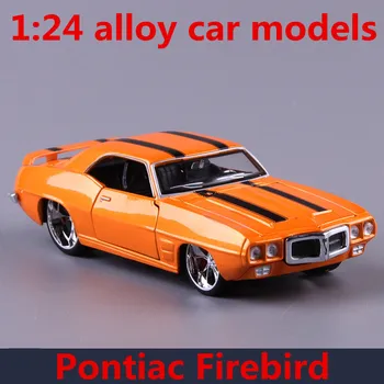 1:24 aliaj de modele de mașini,de simulare mare de Pontiac Firebird vehicule de jucărie,metal diecasts,liber,cadouri pentru copii,transport gratuit