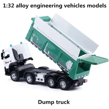 1:32 aliaj de inginerie vehicule modele,trage înapoi& intermitent&muzicale,benă camion de model,metal diecasts,vehicule de jucărie,transport gratuit