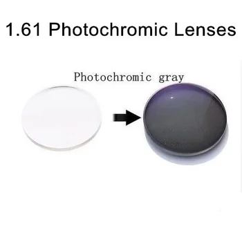 1.61 Asferice Lentile Fotocromice ochelari de Soare Lentile cu Grad Singură viziune Photogray baza de prescriptie medicala RX lentile pentru miopie