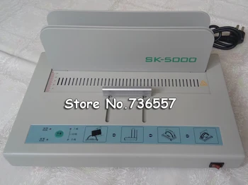 1 BUC 220V 50Hz 100W SK5000 Lipici Fierbinte Obligatorii Mașină Desktop Perfect Hârtie Termică Liant Electrice Metal Book Maker