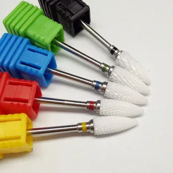 1 bucată Glonț de Unghii Ceramică Burghiu electric manichiura mașină accesorii Nail Art Instrumente de Manichiură Electrice Cutter Unghii tampoane