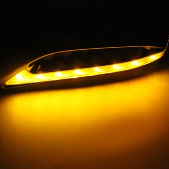 1 Pereche Lama Forma LED-uri Auto de Semnalizare Laterale Lumini de 3W 12V 46 Led-uri Auto Lampi Laterale Accesorii Auto Sursă de Lumină Auto-styling