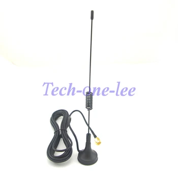 10 buc/lot GPRS Antena GSM 900-1800Mhz 3dbi 3M Cablu SMA Male Bază Magnetică de Control de la Distanță