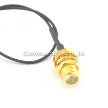 10 bucati prelungitor RF Conector RP-SMA Jack de sex Masculin Pin pentru ufl./ IPX IPEX Adaptor 1.13 mm Cablu Coadă