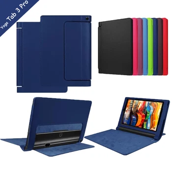 10 PRO X90 Litchee Model de Tableta Caz pentru Lenovo Yoga Tab 3 Pro 10 X90/X90F/X90M/X90L Flip din Piele de Caz pentru yoga tab3 plus caz