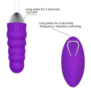 10 Speed USB Reîncărcabilă Vibratoare Ouă fără Fir Control de la Distanță Glont Vibrator Dragoste Ou Adult Sex Jucării, Produse pentru Femei, Bărbați