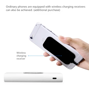 10000mAh Încărcător Wireless Power Bank Pentru iPhone X 8 Plus Wireless Încărcător de Telefon Powerbank Pentru Samsung Galaxy S7 S8 Plus S6 Edge