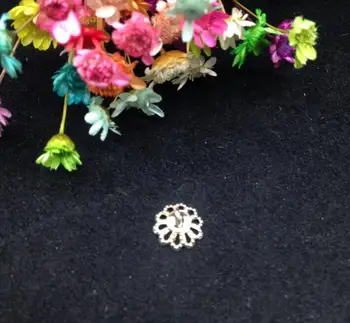1000bucăți/lot 8.5 mm bronz argint aur plictisitoare flori de dantela, margele capac constatările de bijuterii pandantiv conector bijuterii diy accesorii