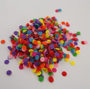 1000PCS 8mm rotunde colorate simțit tampoane pentru DIY bentițe accesorii,8mm non-țesute cerc aplicatiile de patch-uri ca centru de floare