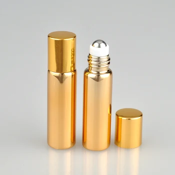 100Pieces/Lot 5ML de Călătorie Mini Sticlă Colorată Rola pe Sticla Pentru Uleiuri Esențiale Sticla de Parfum cu caracter Personal Gol de Îngrijire Cosmetice
