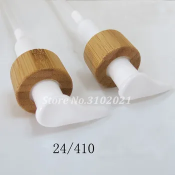10buc 24/410 alb bambus gel de duș/săpun de corp/lotiune ambalaj capac de sticla apăsați pompa de cap capac de acoperire accesorii cosmetice instrumente
