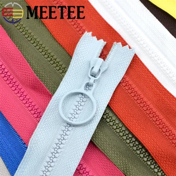 10buc 3# Meetee rășină fermoar 25cm Închis și 60cm deschis-end fermoare pentru DIY meșteșug sac de cusut accesorii de îmbrăcăminte 15 culori A1-1