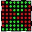 10BUC 5MM 8X8 Rosu Verde bi-color Comun Catod/Anod 60*60 LED-uri Matrice de puncte Digital Tub LED Module