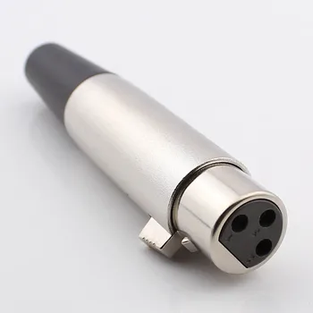 10buc Cablu Audio XLR Conector Adaptor Desktop 3 Core/Pin XLR Microfon Mufă de sex Masculin și de sex Feminin
