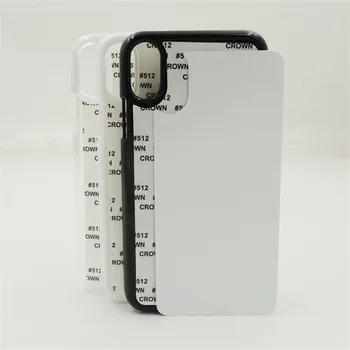 10buc/lot 2D Sublimare Gol din Plastic Dur Caz Acoperire Pentru iPhone X 10 Spate din Aluminiu, Inserții de plăci și Lipici