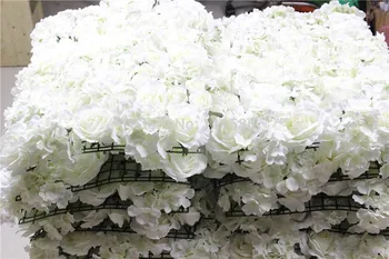 10buc/lot de Lapte Artificial mătase Albă, trandafir si bujor perete floare de nunta de fundal decor drum duce Acasă Decor Transport Gratuit