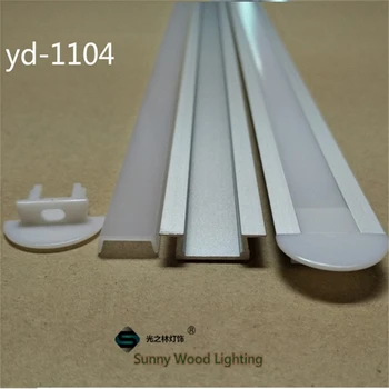 10buc/lot led profil aluminiu ,încorporate led canal pentru 11mm PCB bord led bar de lumină,M-1104