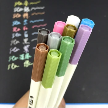 10buc/lot papetărie de birou scribble pen sticlă Marker Marker pentru hârtie DIY desen culori set de rechizite școlare
